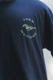 Mustang  navy chrome style 2 sided shirt