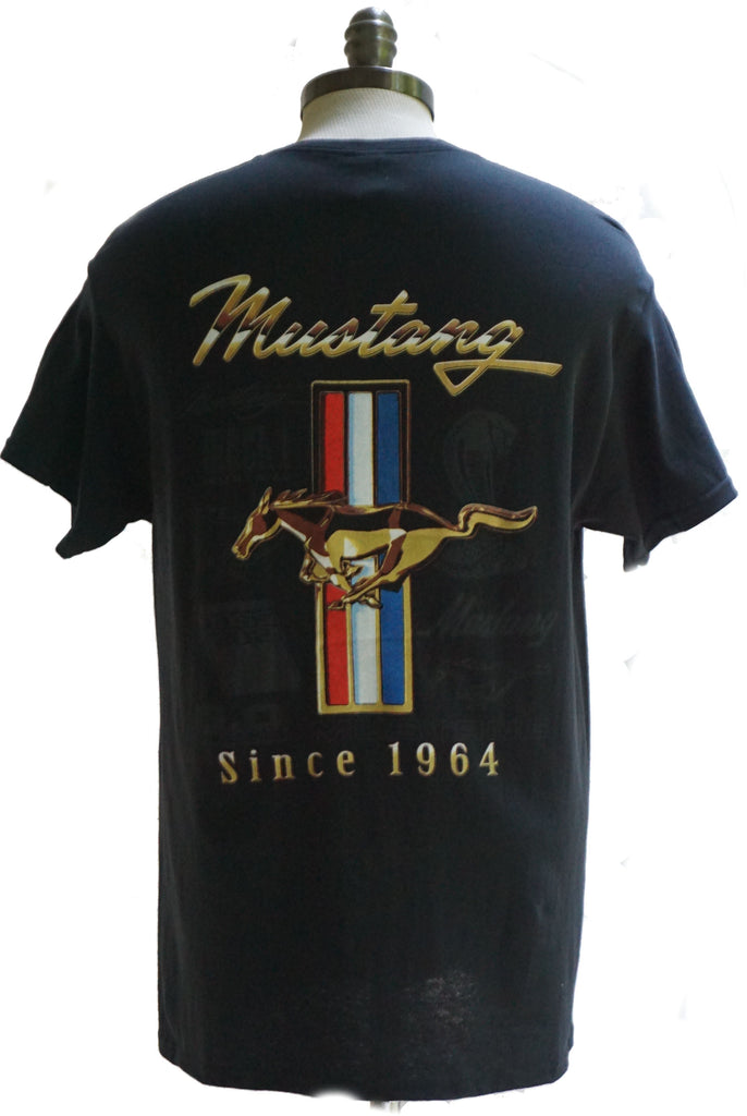 Mustang golden logo shirt