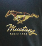 Mustang golden logo shirt