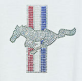 Ford Mustang TriBar Rhinestone T-shirt