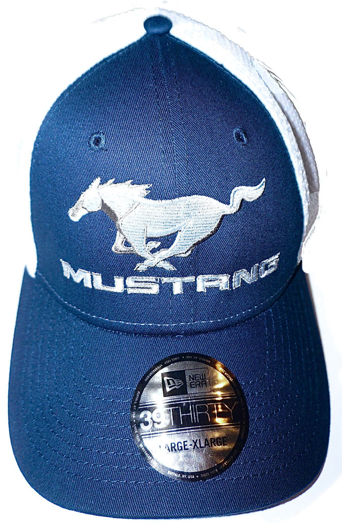 Ford mustang navy and white – The flex Trailer fit hat Mustang
