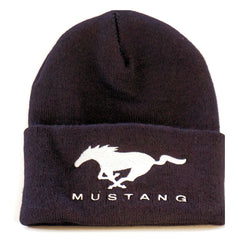 Mustang black beanie cap – Trailer The Mustang